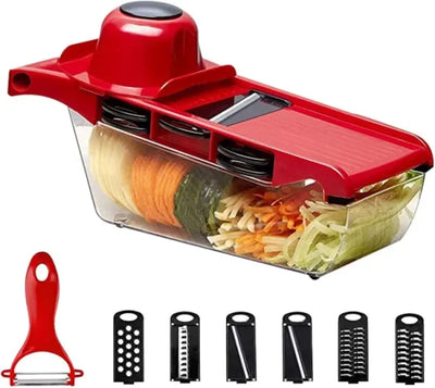 10 In 1 Mandoline Slicer Vegetable Cutter With Stainless